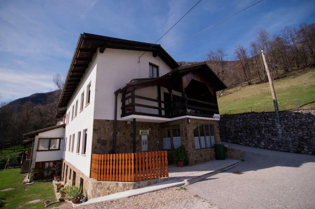 Apartmaji Berginc Kobarid Esterno foto